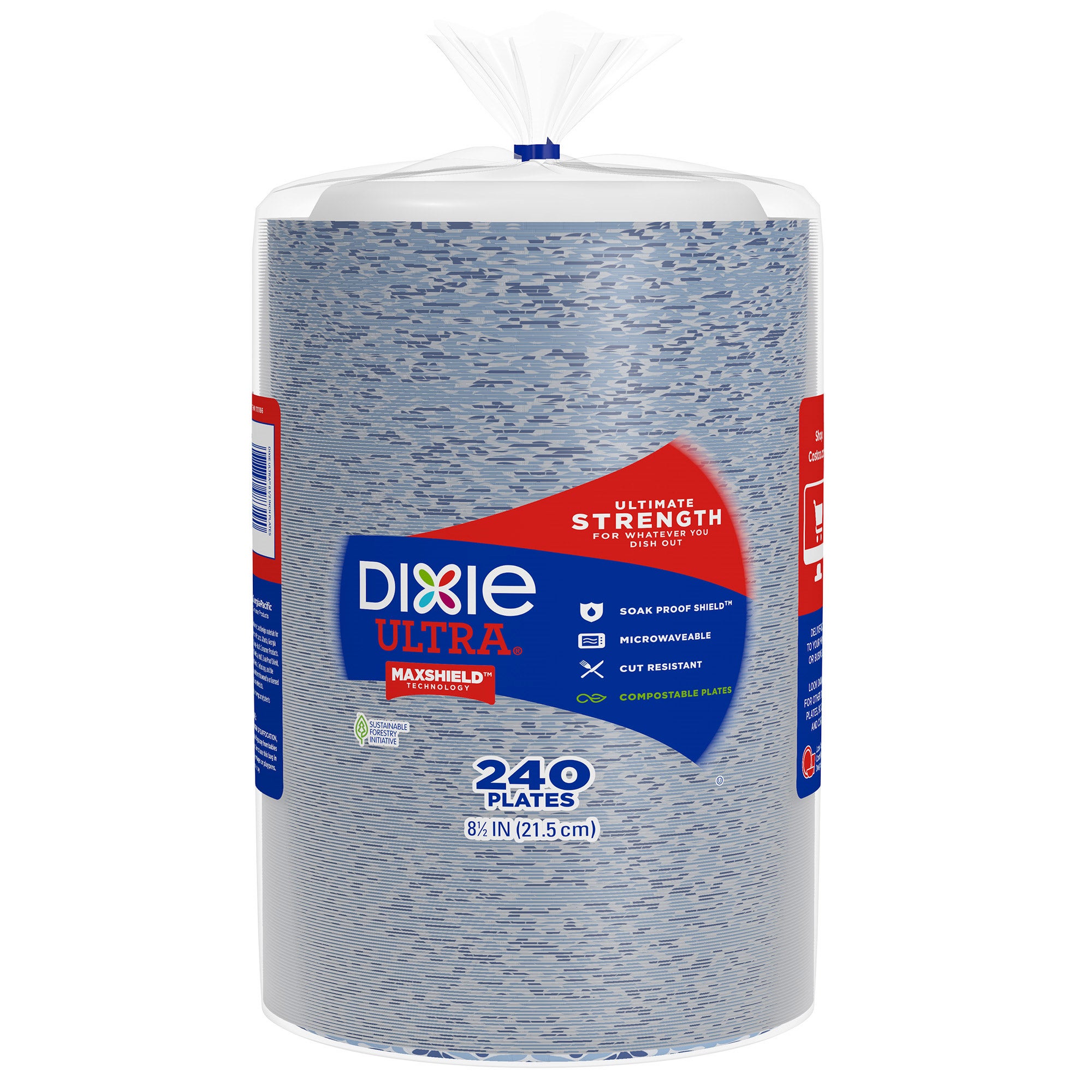 Dixie Ultra 8-1/2-inch Paper Plate, 240-Count