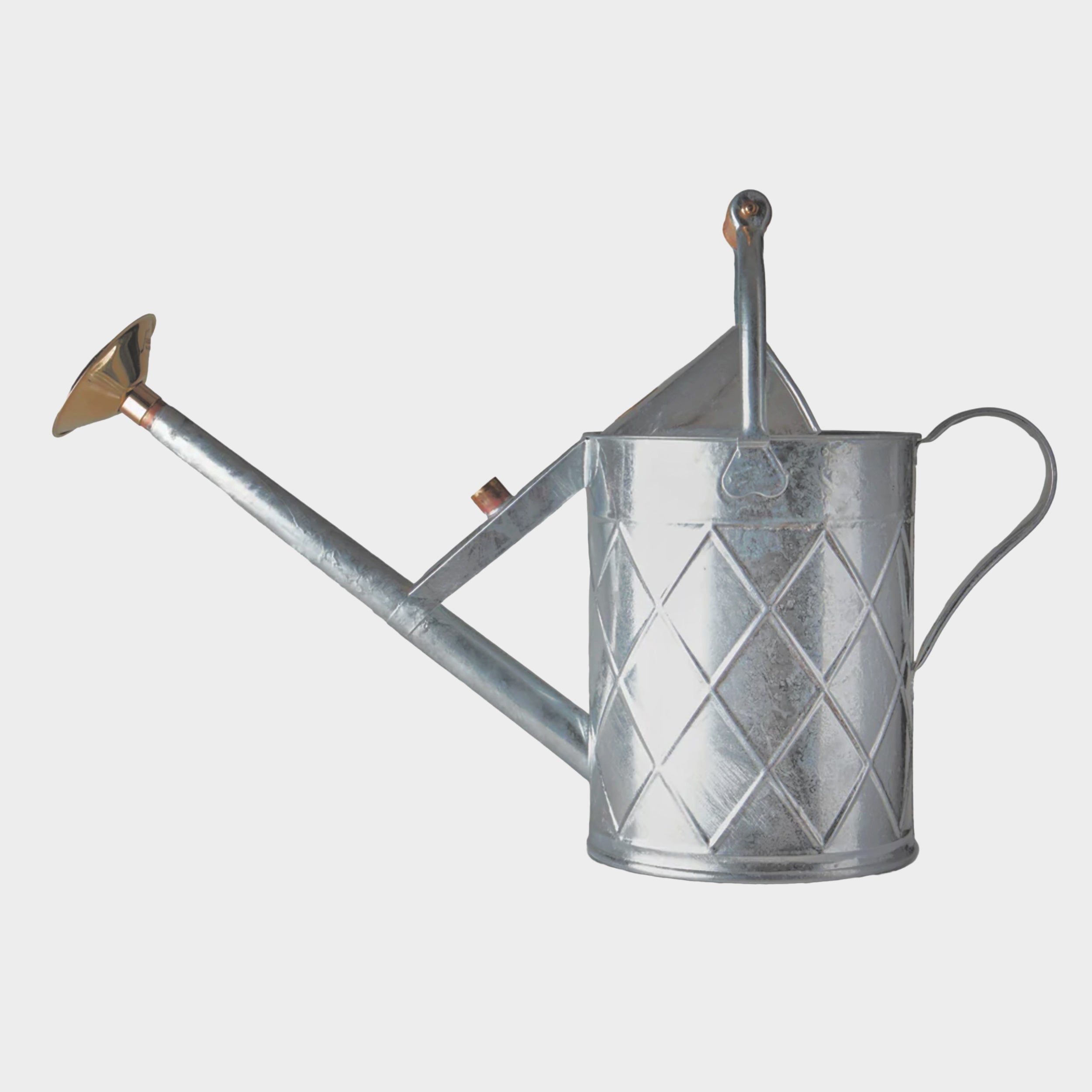 Image of Haws England 2 Gallon Hockley Heritage Watering Can in HDG Galvanized Steel