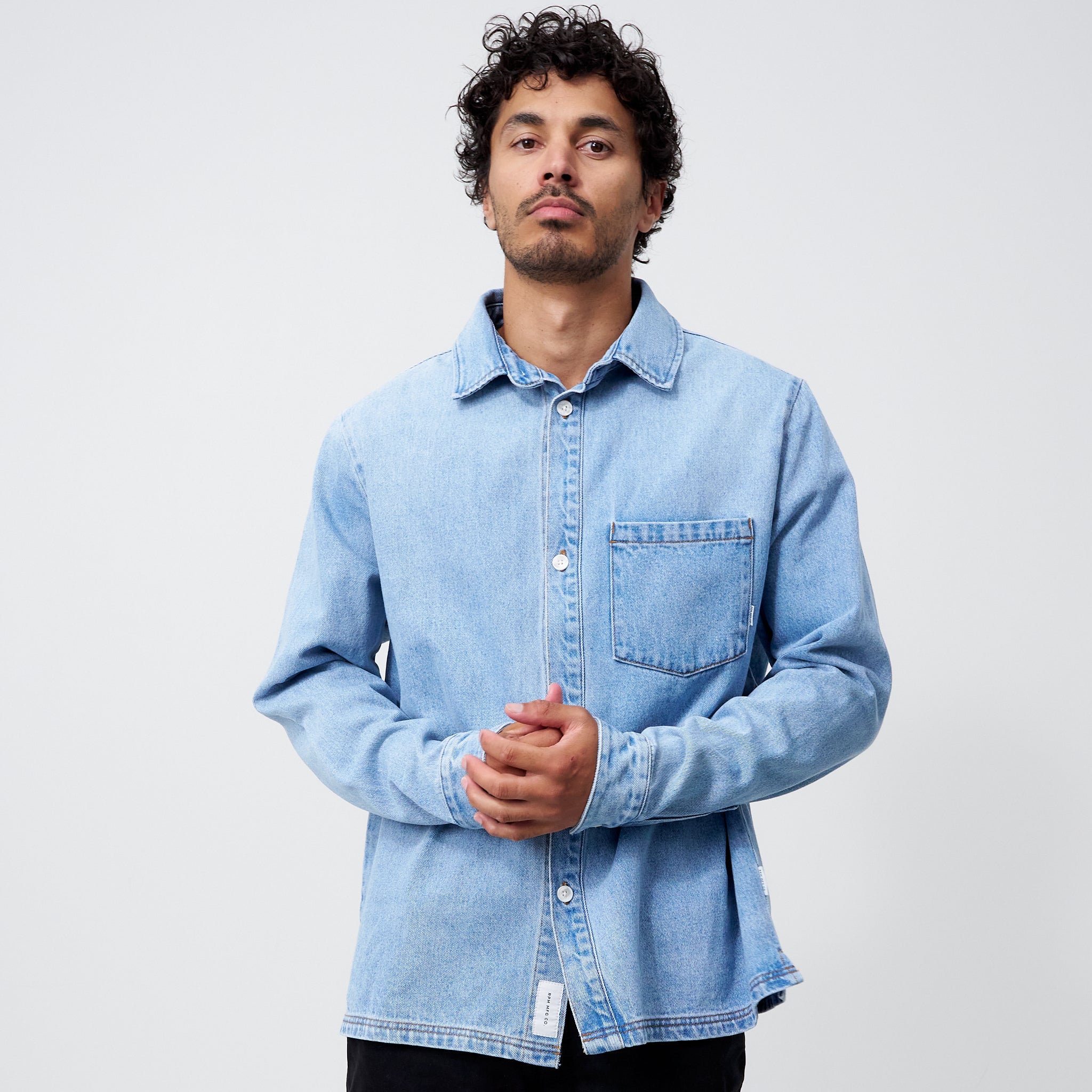 RPM Men's Denim Shacket