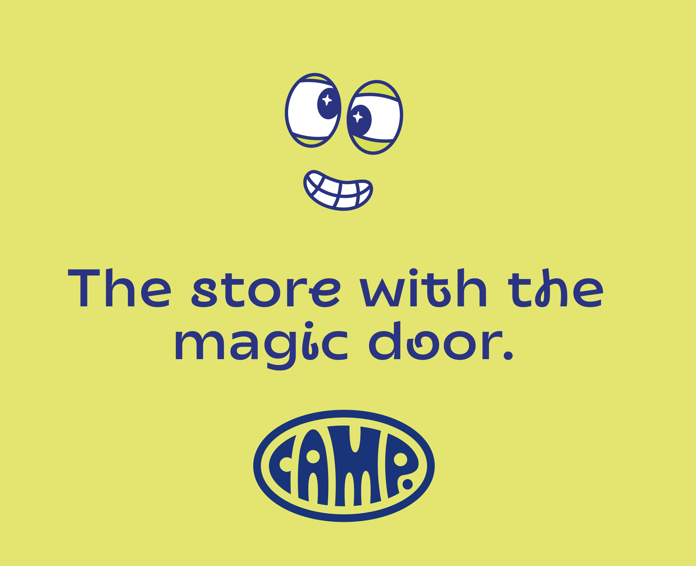 Symbols that say Shop Play Craft