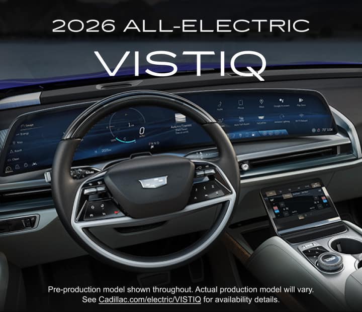 Close-up of the 2026 VISTIQ display screen.