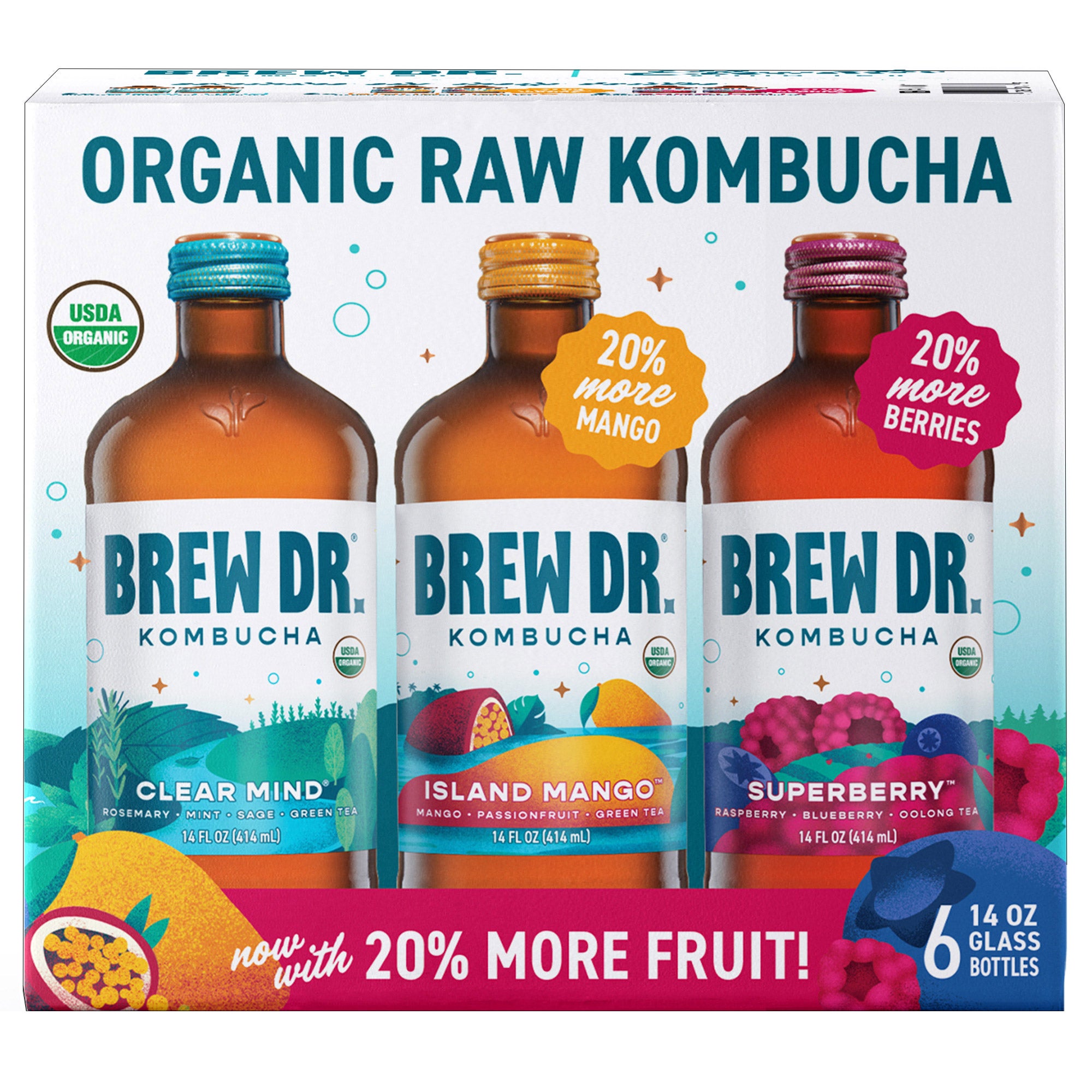 Brew Dr. Organic Raw Kombucha