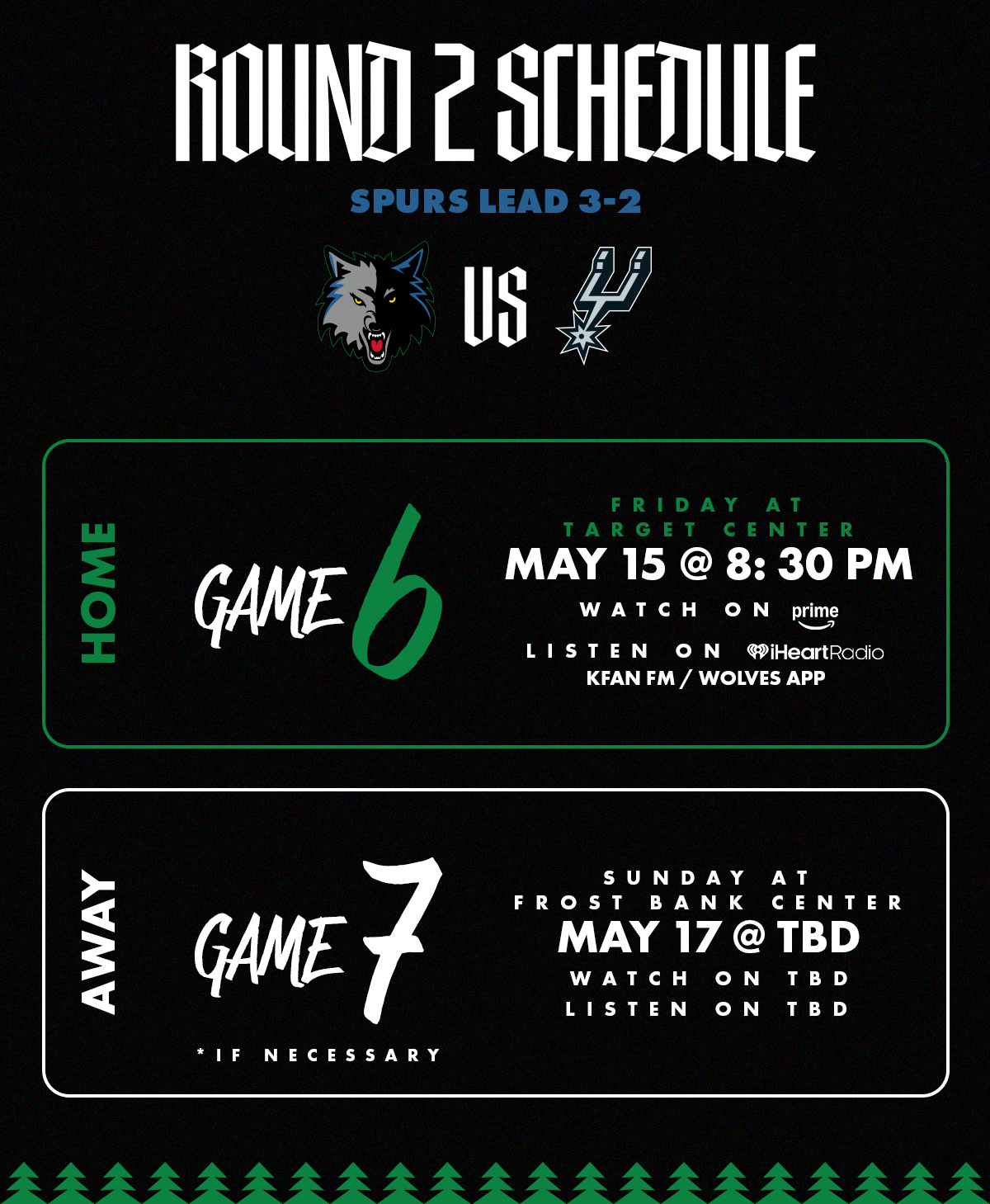 Round 2 Schedule | 2025-26 Playoffs