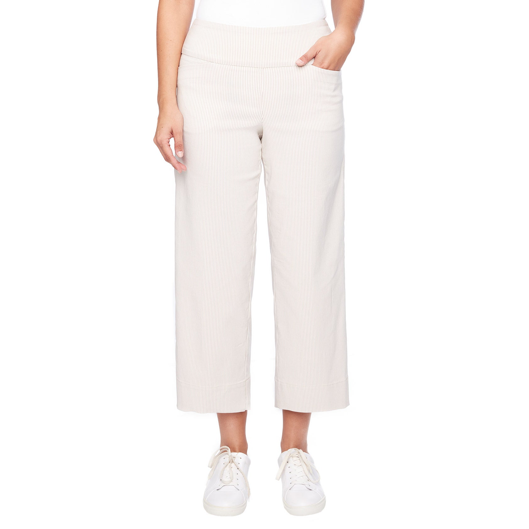 S.C. & CO. Women's Wide Leg Crop Pant