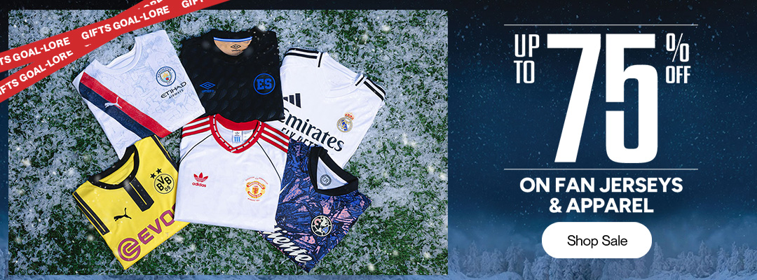Save up to 75% on sale fan apparel
