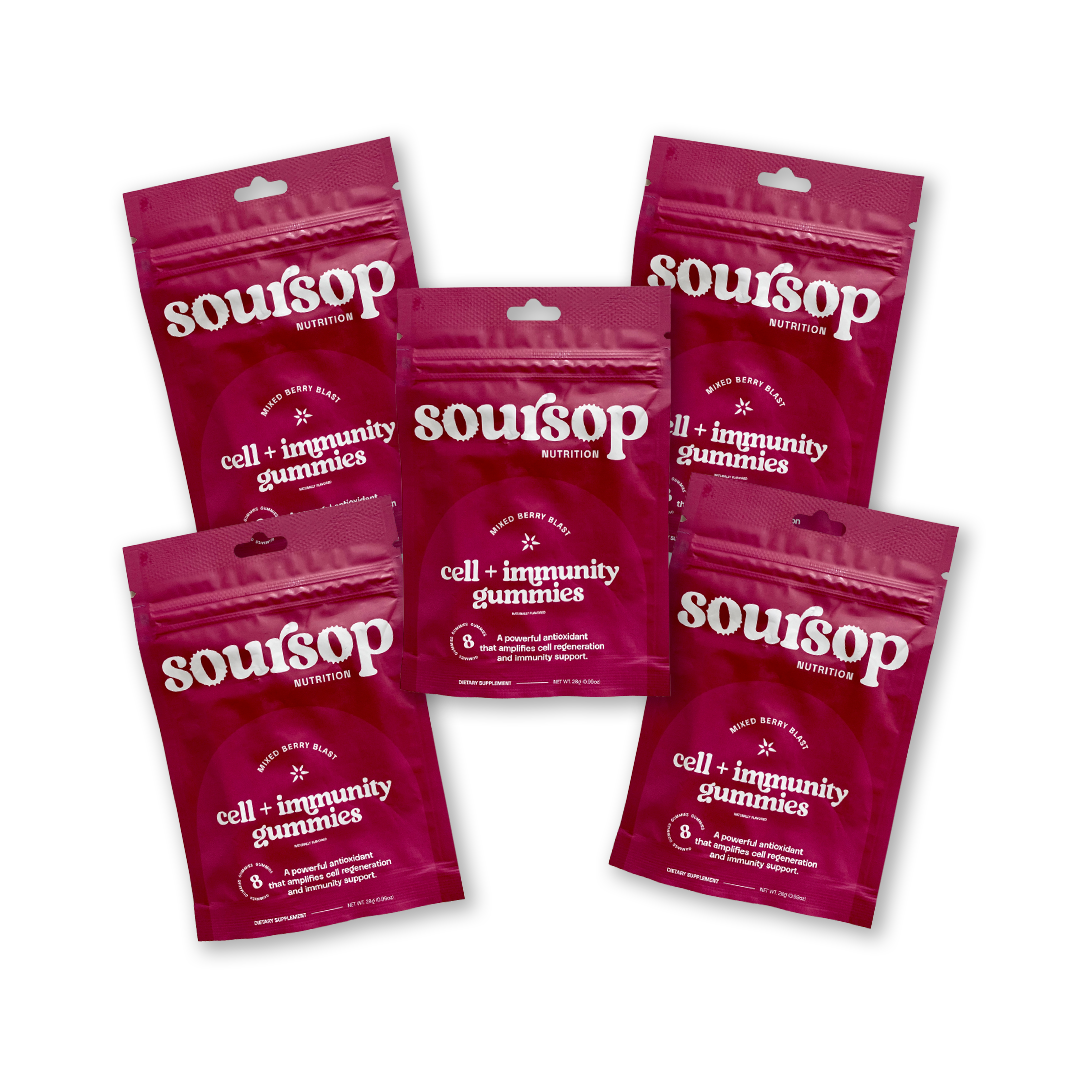 Image of Soursop Gummies Travel Packs (5 packs)