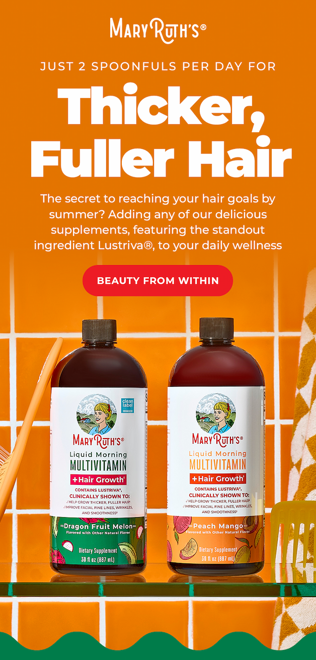 Just 2 Spoonfuls Per Day for​ Thicker, Fuller Hair