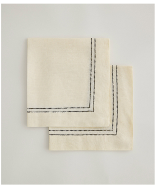 Linen Picotting Napkins