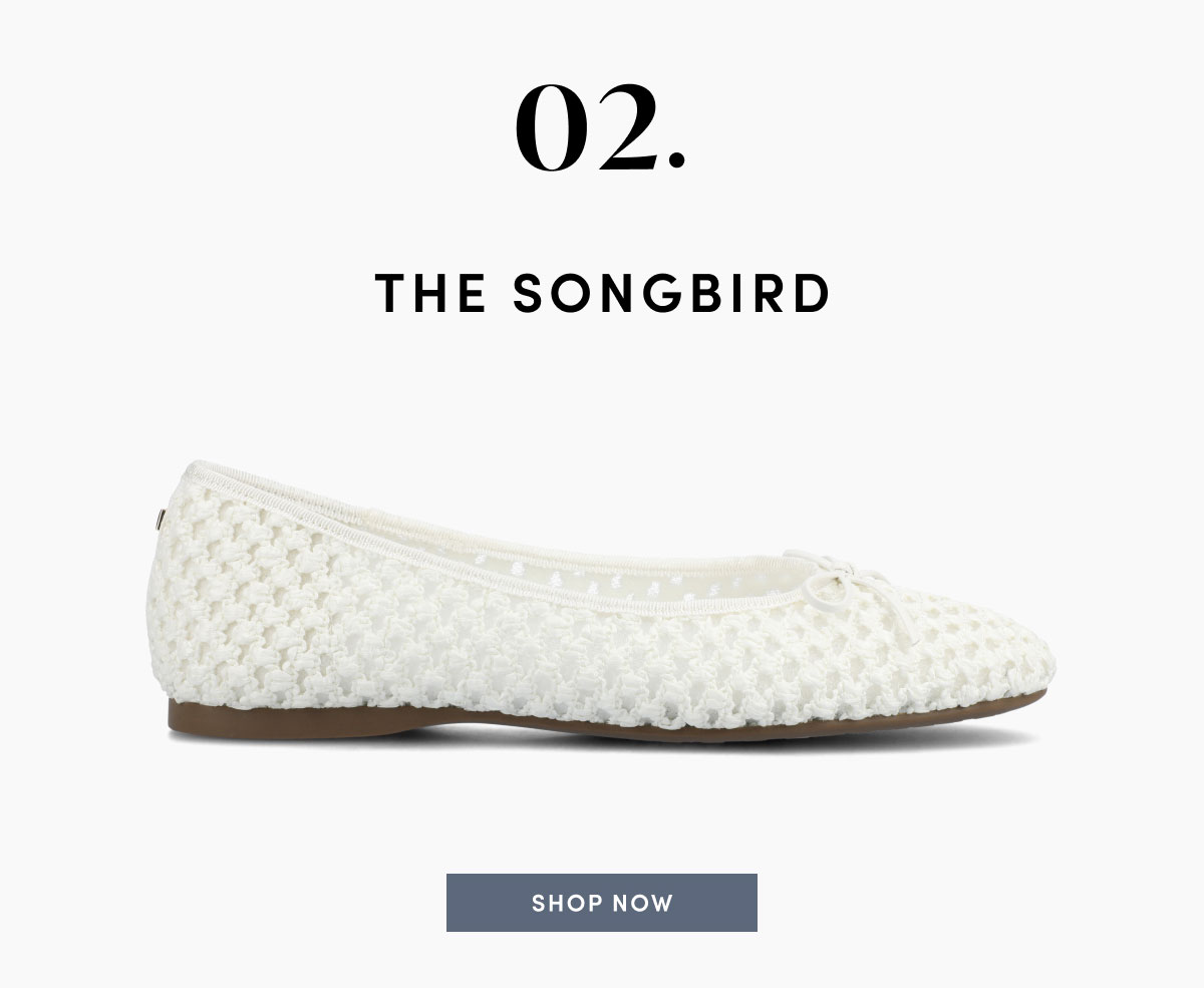 The Songbird in White Openweave