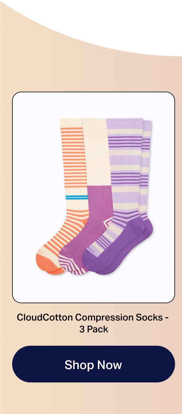 CloudCotton Compression Socks - 3 Pack | Shop Now