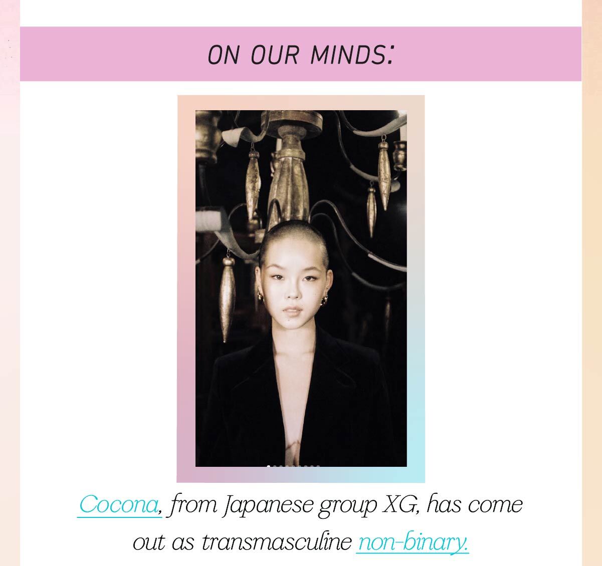 On our minds:
