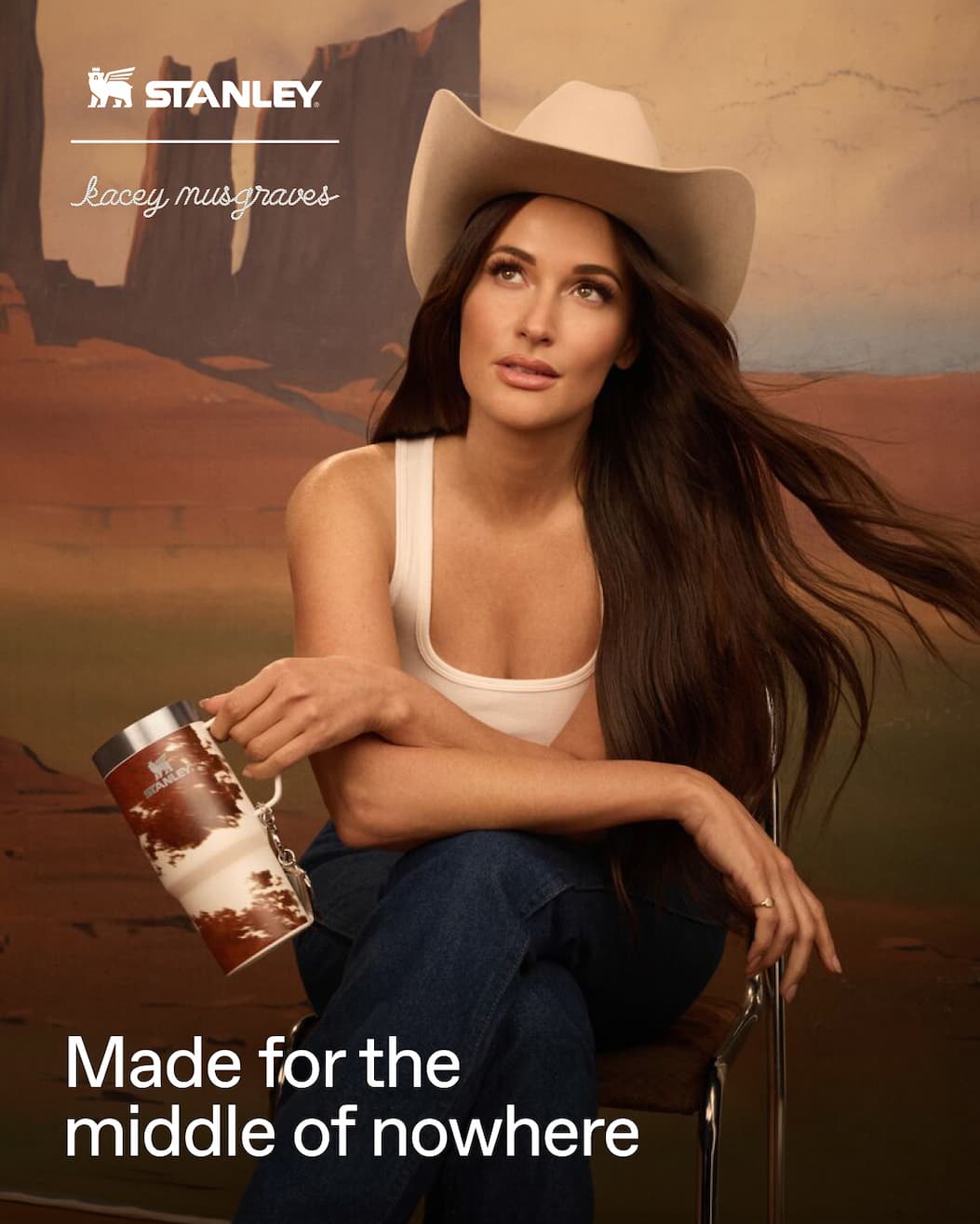 Stanley 1913 x Kacey Musgraves. Made for the middle of nowhere.