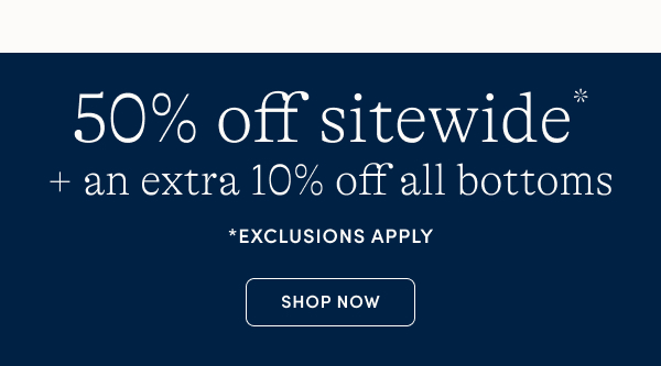 50% off sitewide