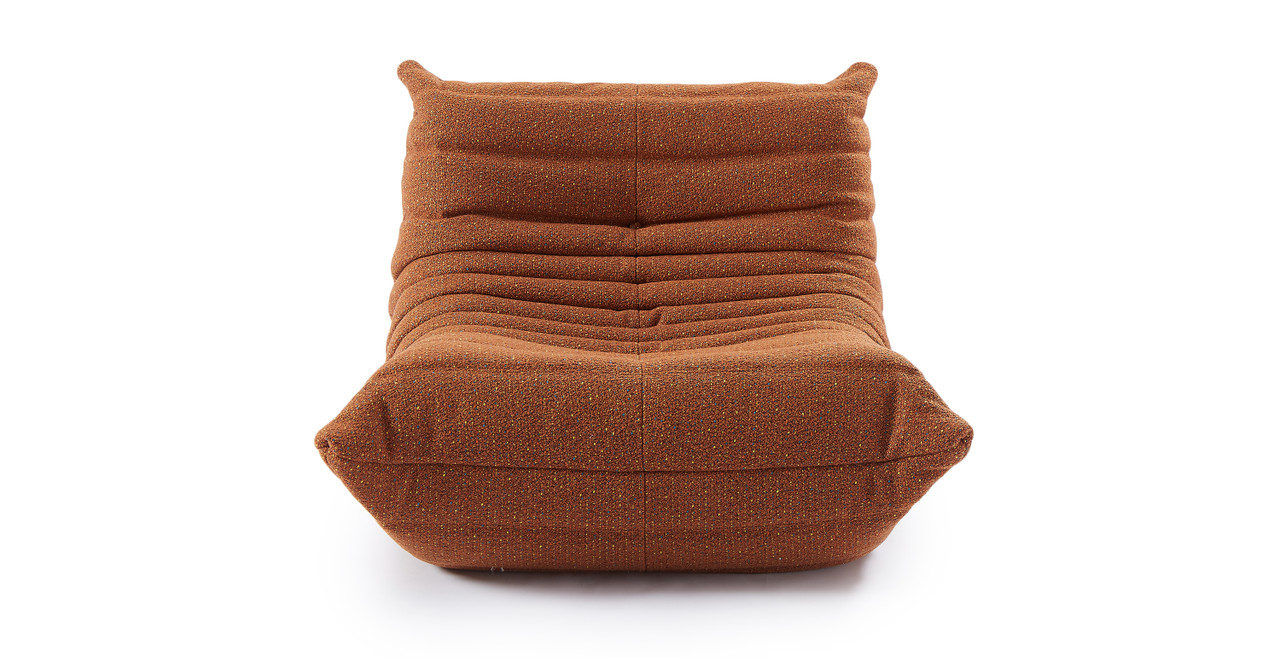 Image of Michel Ducaroy Tweed Fireside Chair