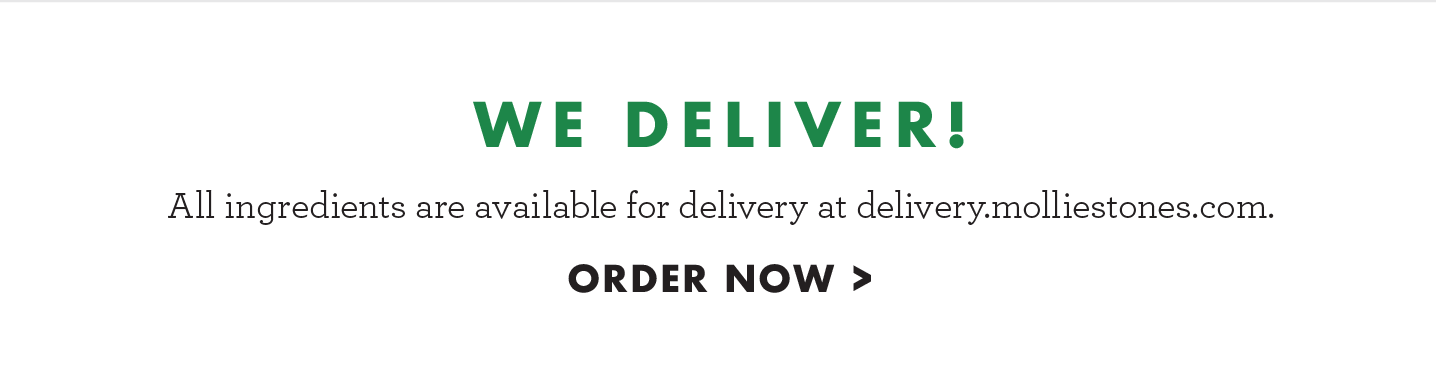 We deliver! order now!