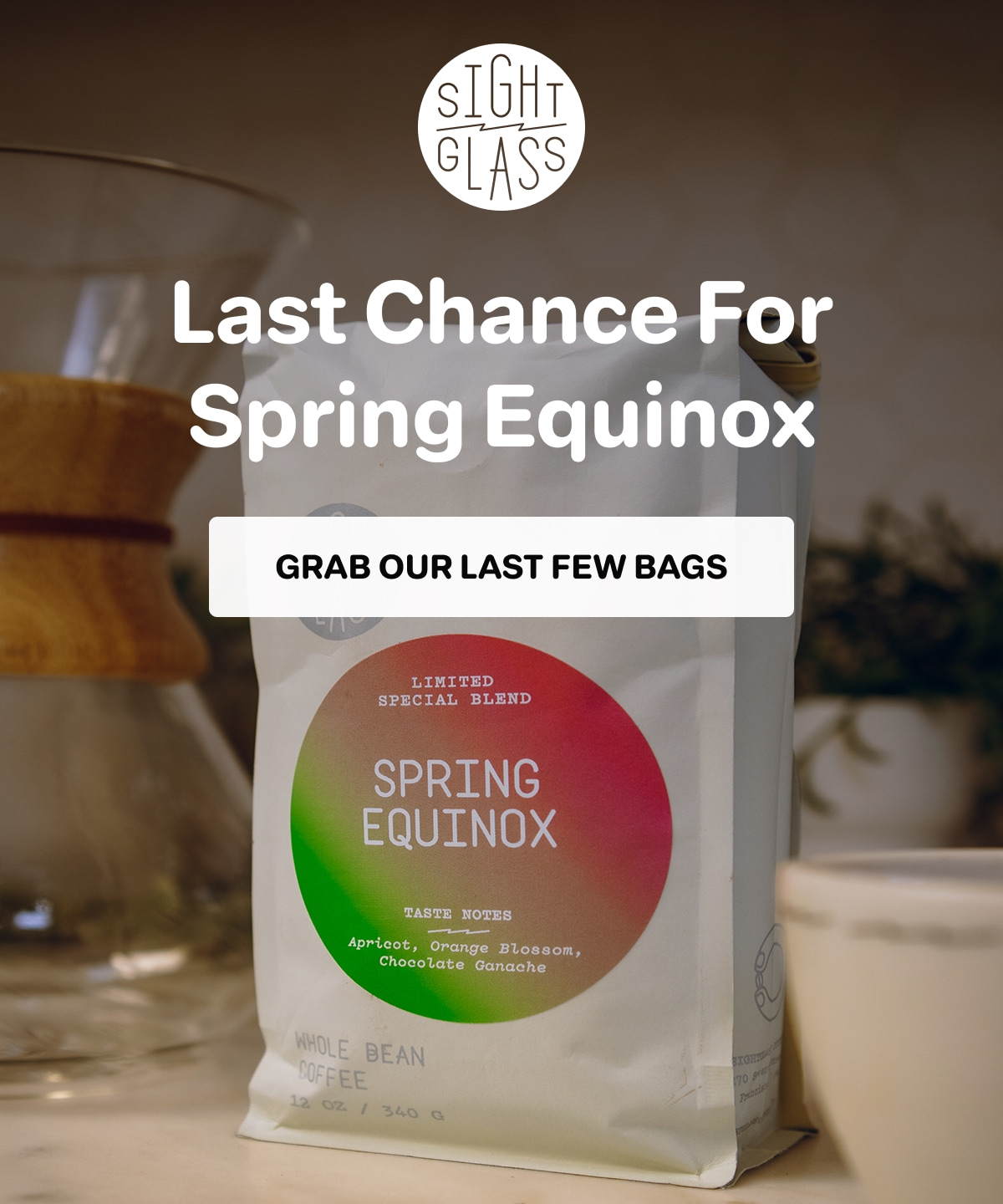 Spring Equinox leaving the menu next week