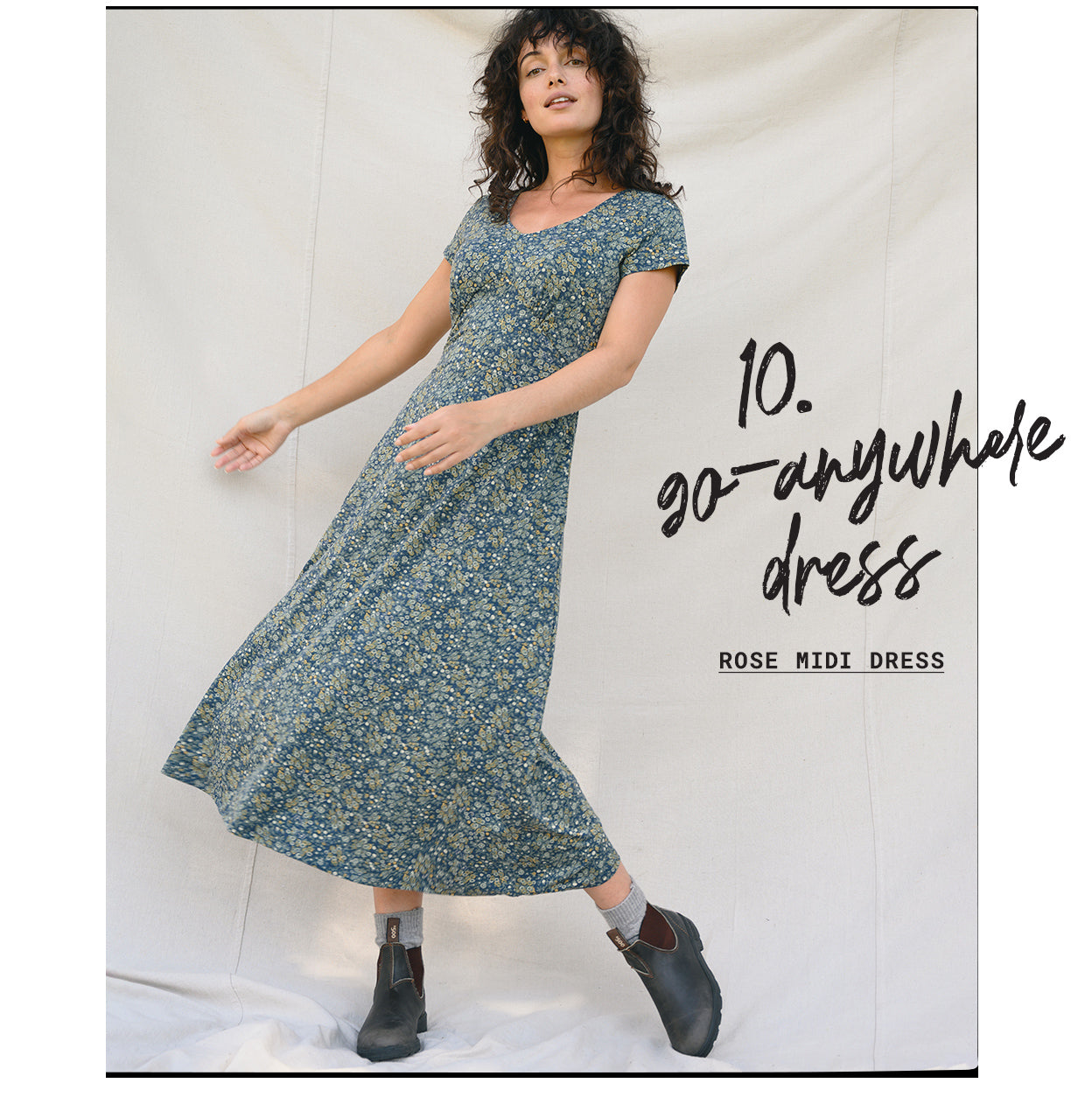 Rose Midi Dress