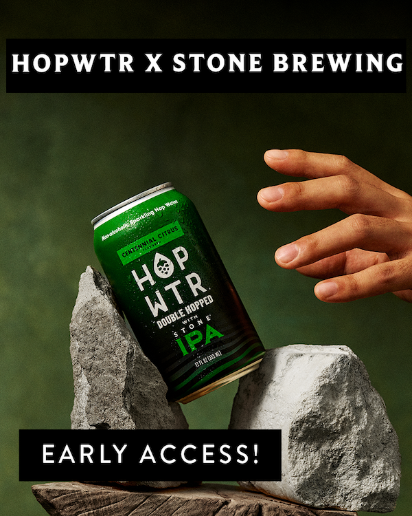 HOPWTR x Stone Brewing