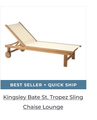 Kingsley Bate St. Tropez Sling Chaise Lounge