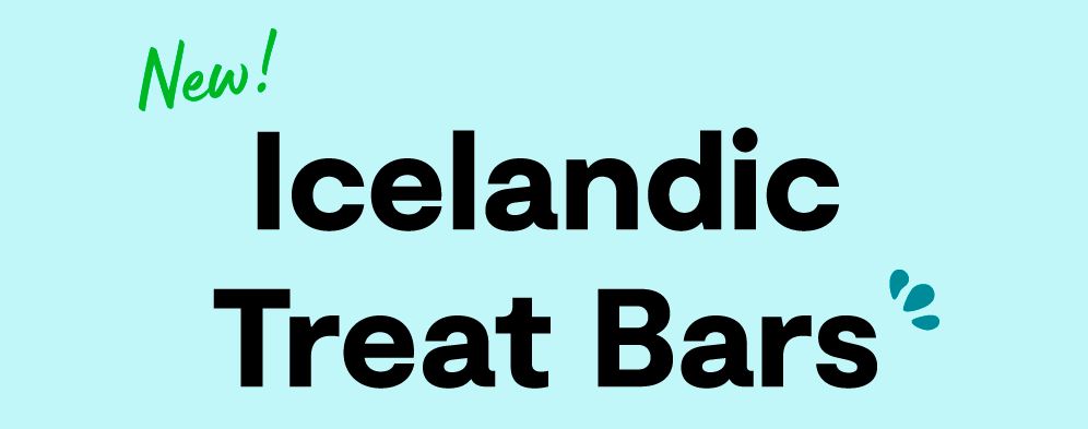 New! Icelandic Treat Bars!