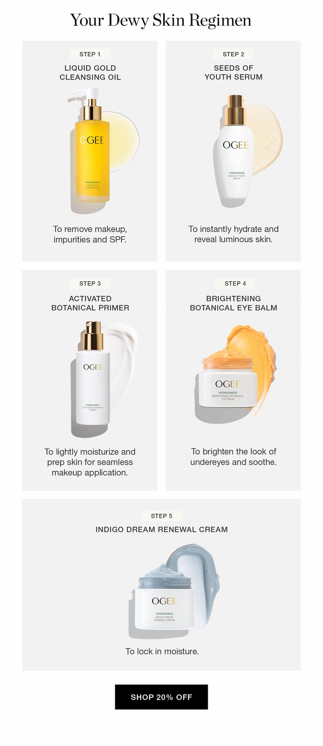 Your Dewy Skin Regimen