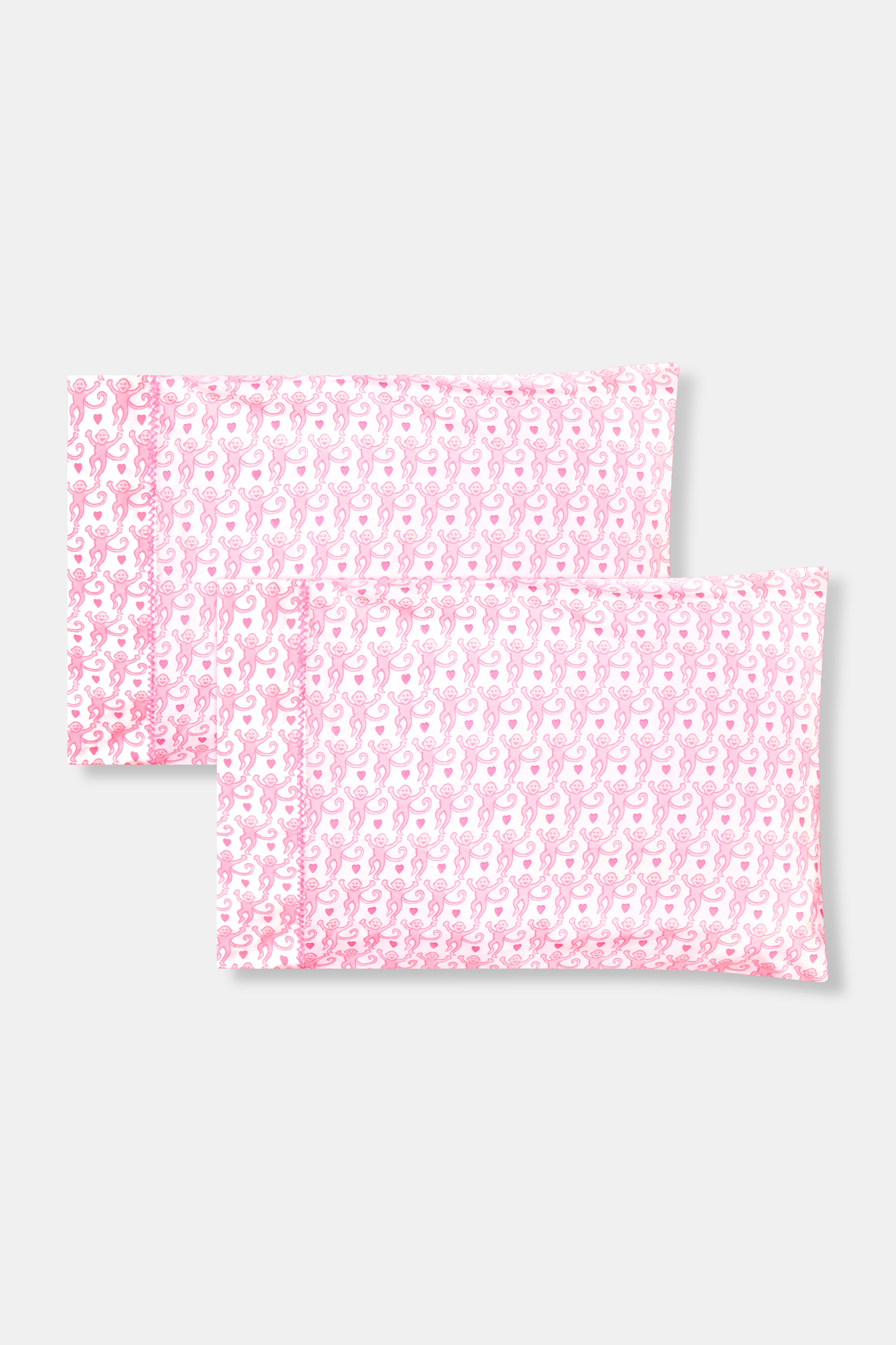 Image of Lovely Monkey Pillowcase Set