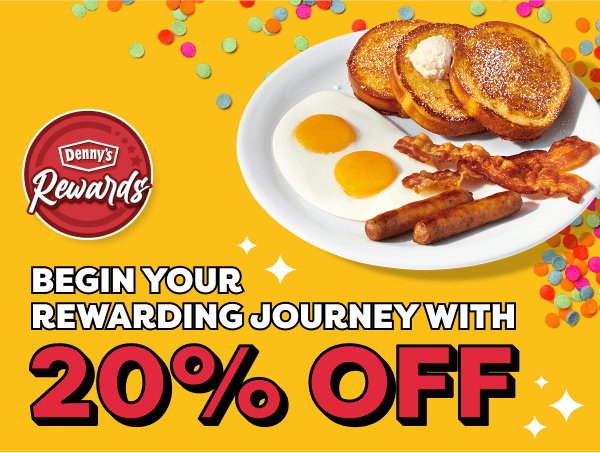 BEGIN YOUR REWARDING JOURNEY WITH 20% OFF