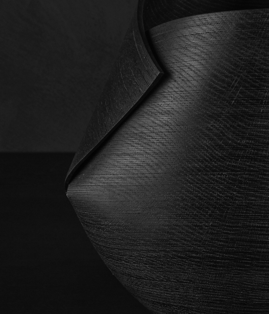 Ebonised Vessel #1