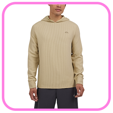 Quiksilver Men's Textured Hoodie