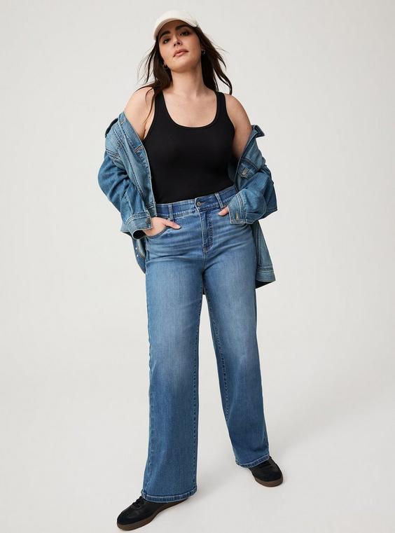 Bombshell Wide Leg High-Rise Jean