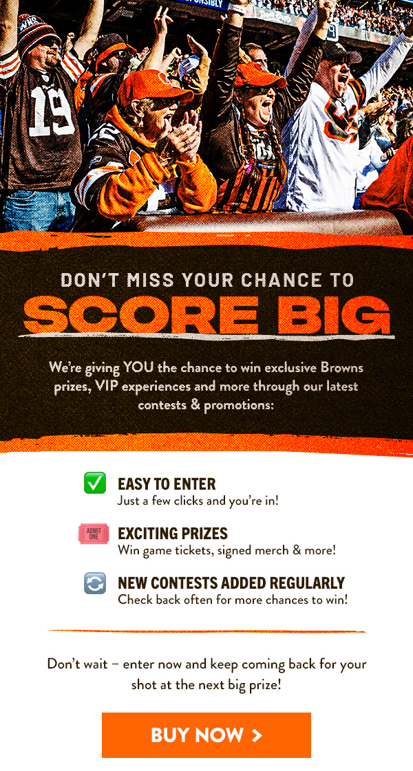 Don't Miss Your Chance to Score Big