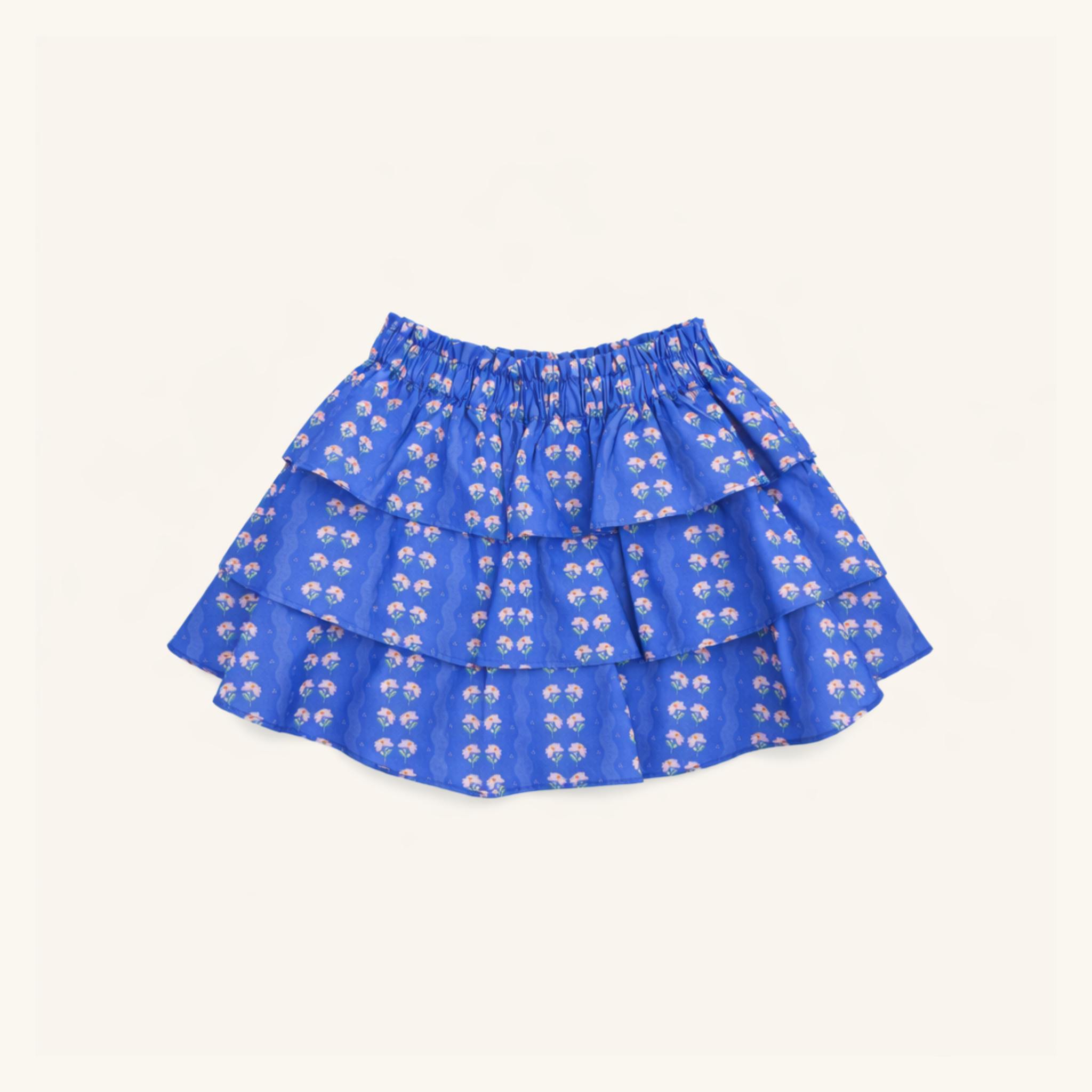 Image of Ruffle Skirt in Floral