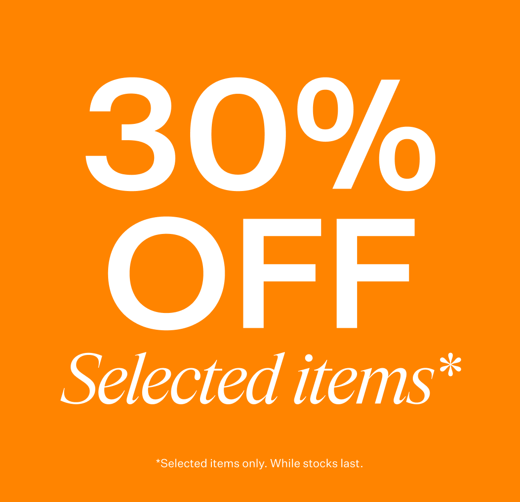 30% Off Selected Items