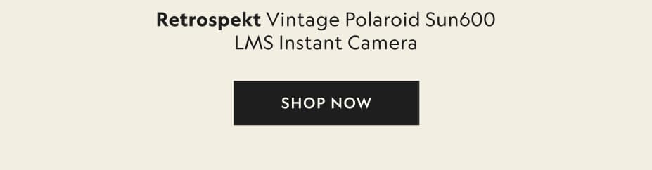 Retrospekt Vintage Polaroid Sun600 LMS Instant Camera