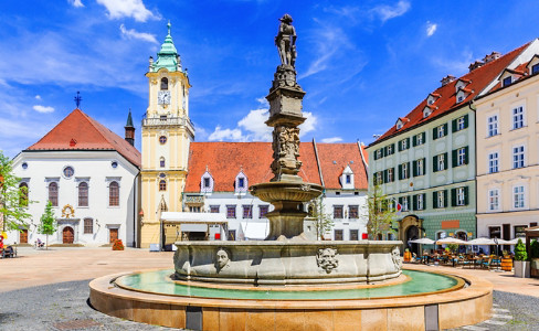 Fountain View Main Square Bratislava