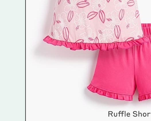 Swing Back Tank + Ruffle Short Set