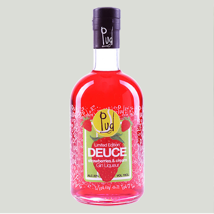 Pud Deuce Strawberries And Cream Gin Liqueur 70cl