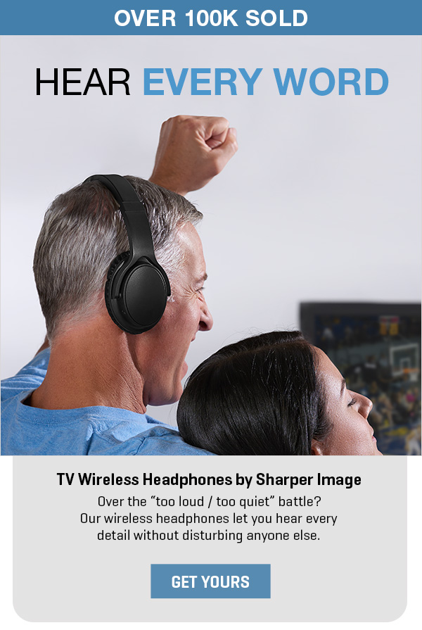 TV Wireless Headphones by Sharper Image