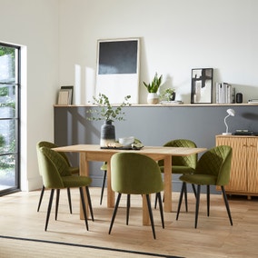 Fulton 4-6 Seater Rectangular Flip Top Dining Table