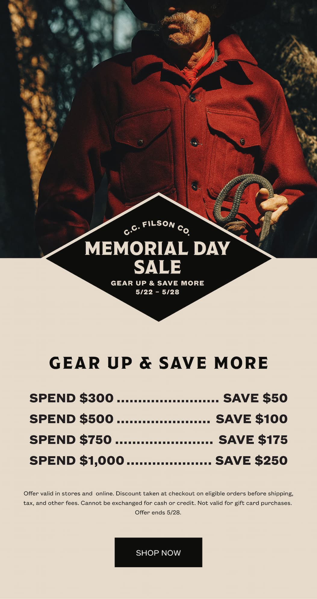 Memorial Day Sale Is Live