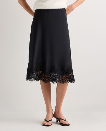 100% Washable Silk Lace Skirt
