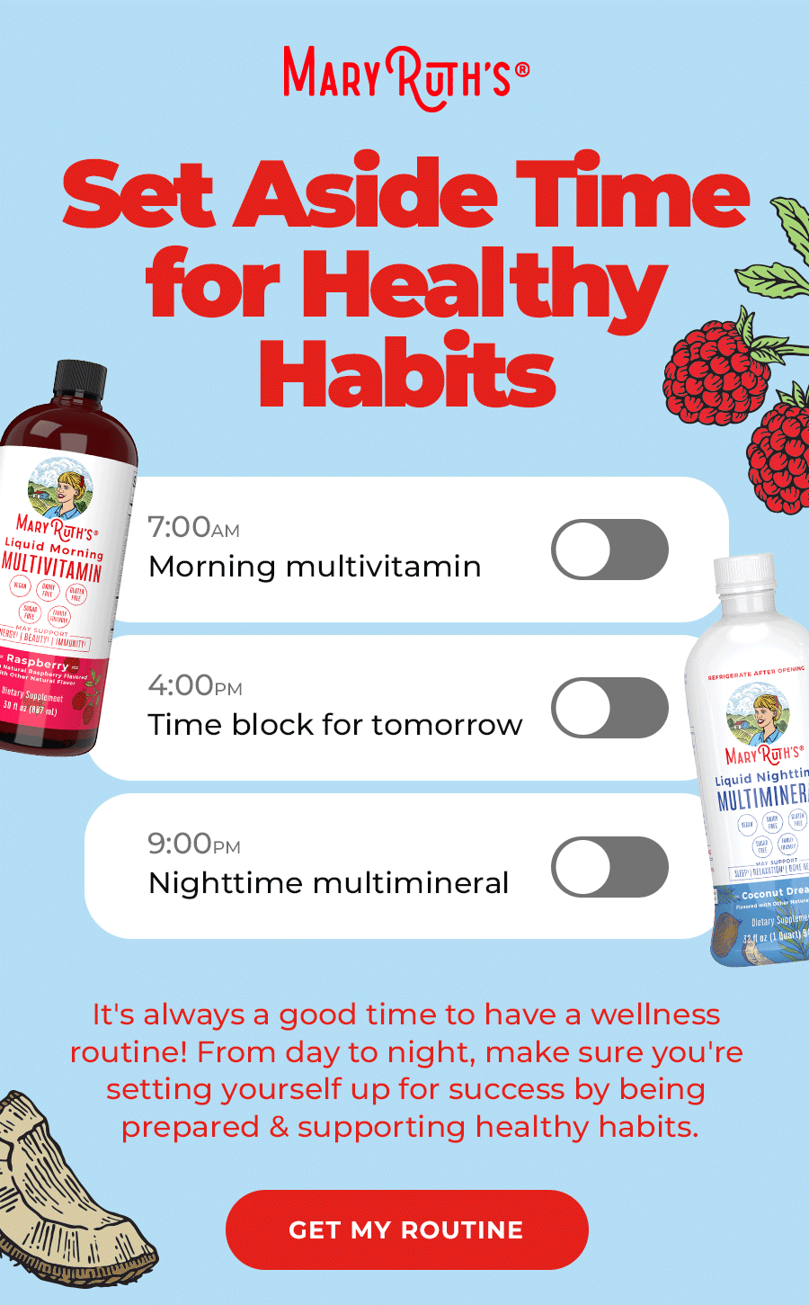 Set Aside Time for Healthy Habits