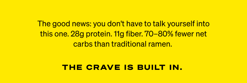 The crave is built in