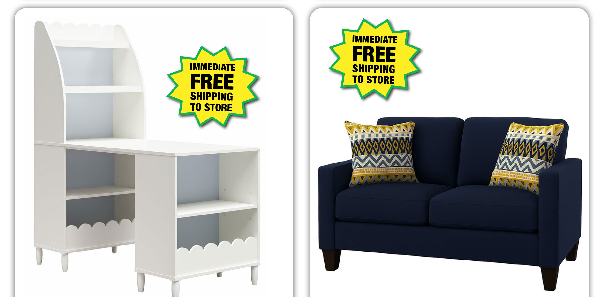 Cloud Kids' Desk with Shelves - ONLY $79.99 After Rebate*!