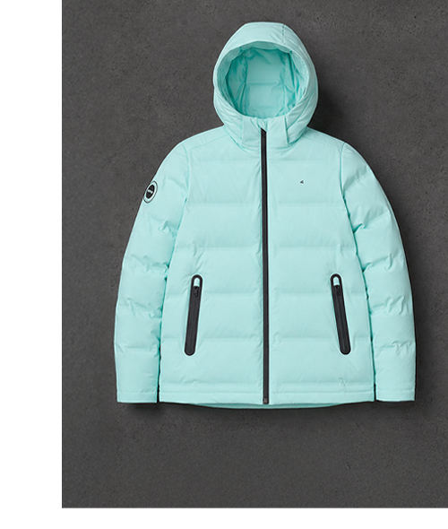 WOMENS INFINITYTECH SUPERDOWN JACKET JELLY