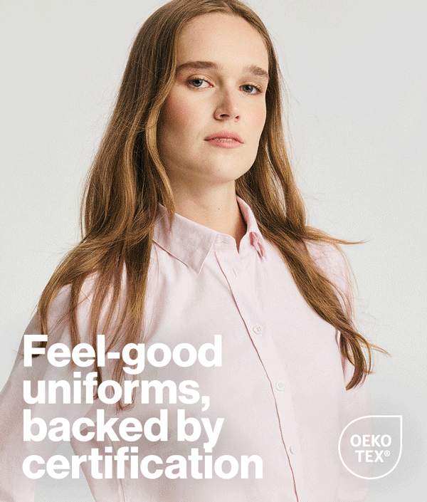 Feel-good uniforms, back by certification