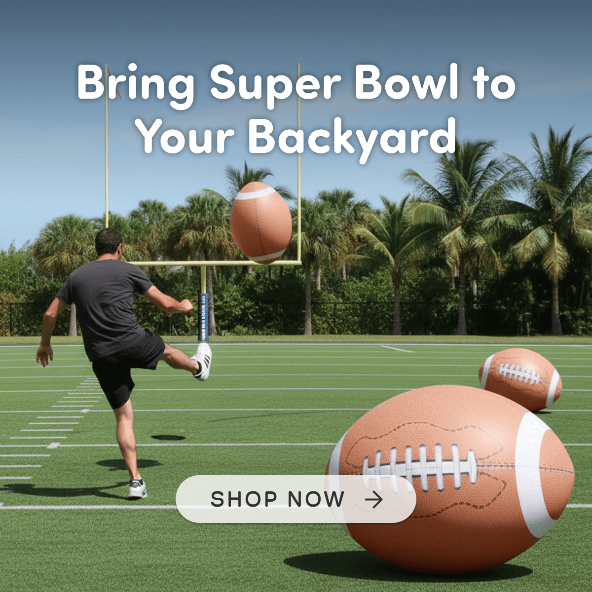 Bring Super Bowl to Your Backyard