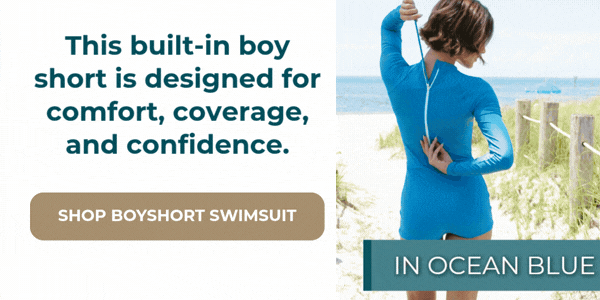 This built-in boy short is designed for comfort, coverage, and confidence.