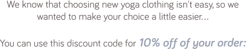 10% off your order!