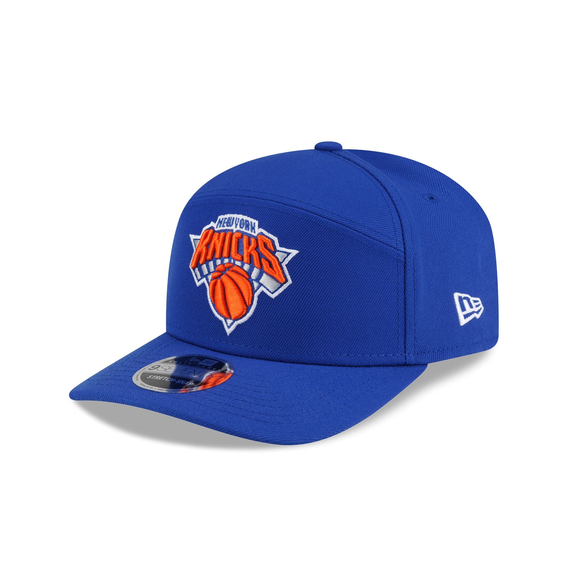 Image of New York Knicks Poly Split Panel 9SEVENTY Stretch-Snap Hat